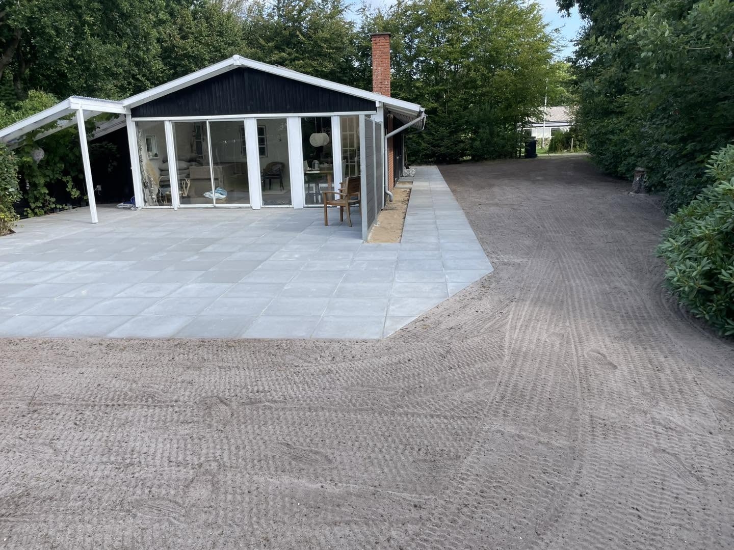 Ny terrasse til sommerhus